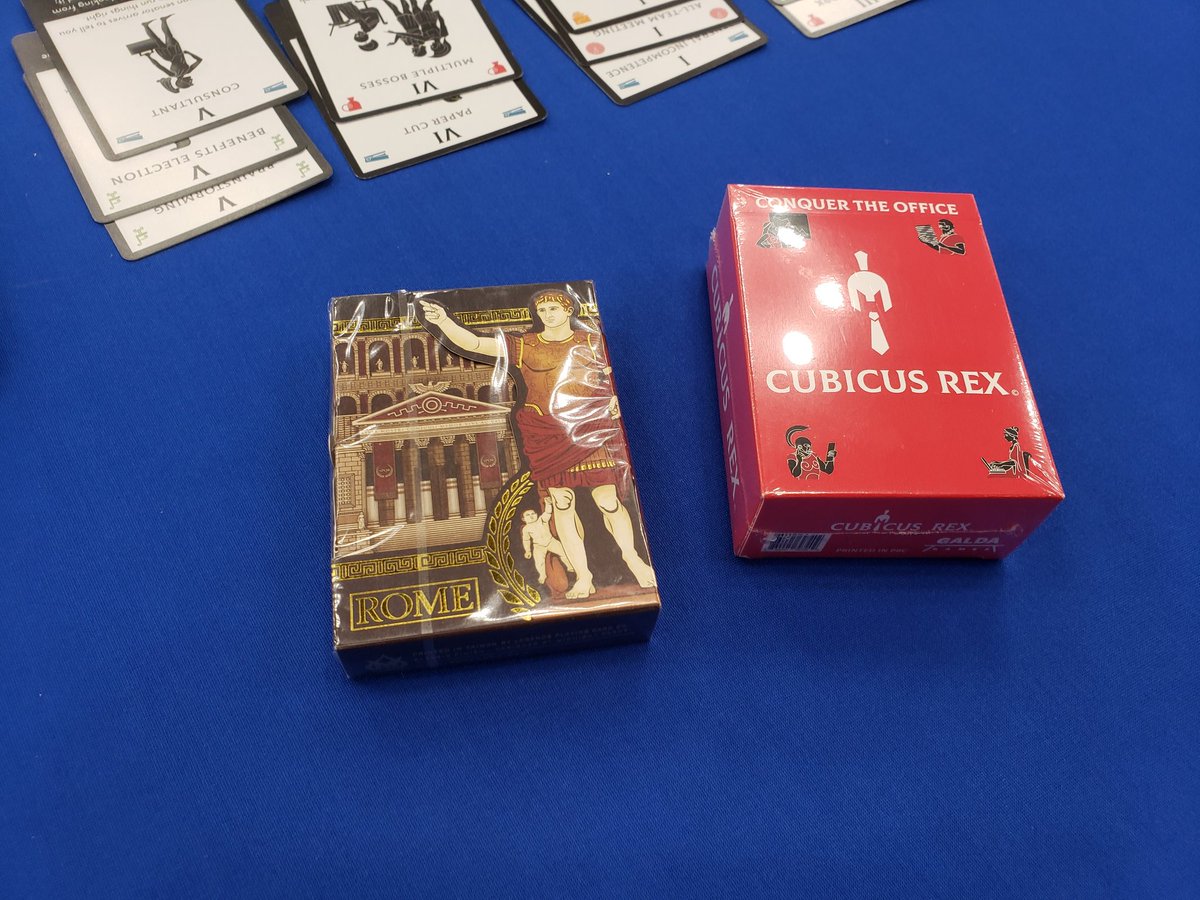 Just vibin' together. Really solid decks for sale at <a href="/MidnightCard/">MidnightCardCompany</a> at #PopCon2022 -- tons to choose from for whatever vibe you're feeling