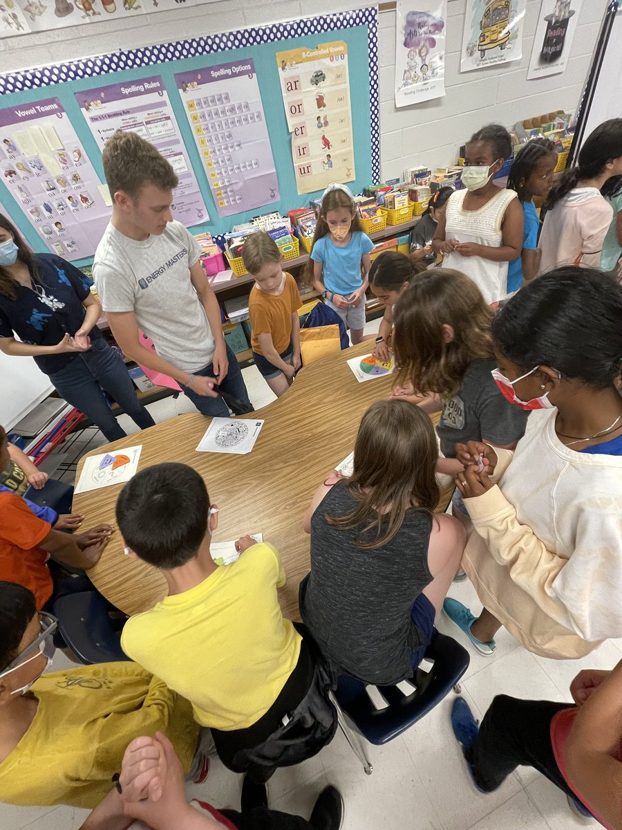 ATS had some special visitors - thank you to our high school eco action reps for spending time with our students! You are great role models. #APSGreen <a href="/APS_Sustainable/">APS Sustainability</a>