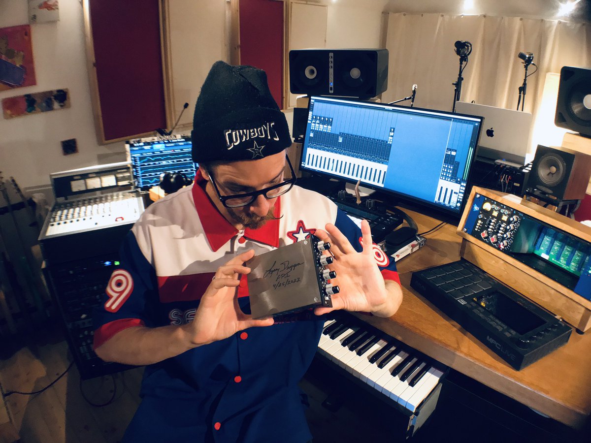 ThisIsAPIaudio's tweet photo. Congratulations to @jaime_styppa in Germany, professional studio owner and touring drummer. He was surprised and excited to learn he had purchased 550b #10,000! #apiaudio #api550 #api550b #musicproduction #recording #recordingstudio https://t.co/3h14vFAOiZ