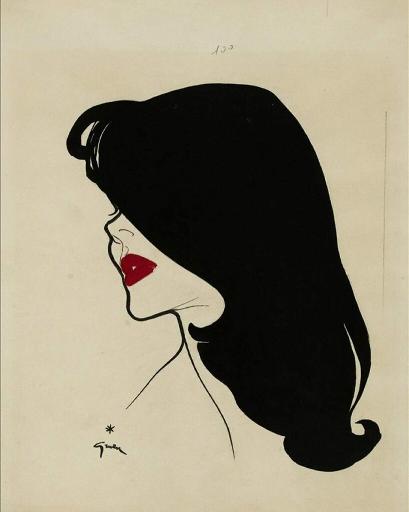 tigerflossing's tweet photo. just a kiss of color. Rene Gruau’s poster art for Rouge Baiser. His delicate lines and solid black inking with just a touch of color are always so beguiling.⁣

#renegruau #gruau #rougebaiser #lipstick #blackink #illustrator #fashionillustrator #… https://t.co/yYjXcwCsf8 https://t.co/H2BmODGCSP