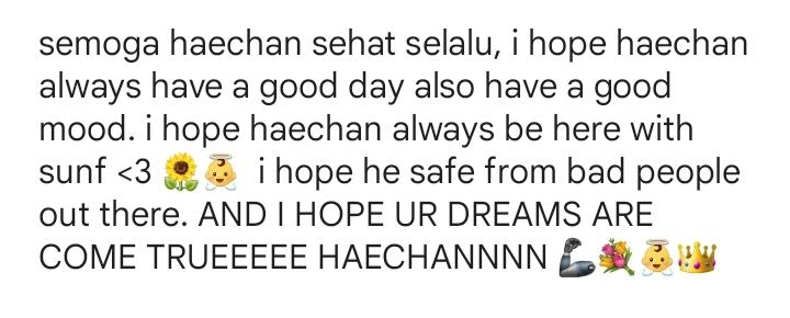 day 20 🛒

🔎: your wishes for Haechan

: i hope...

❪ #20Days_Haechan_challenge #20일_해찬_첼린지 #HAECHAN #해찬 #NCT해찬 #ヘチャン ❫