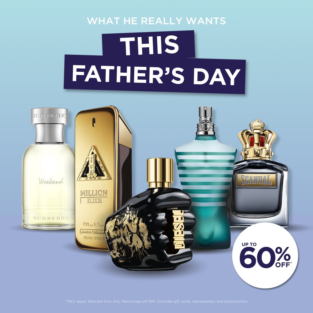 Gift what he really wants this Father’s Day with up to 60% off* selected fragrances perfect for dad 👨‍👦 

Click here to shop👉fal.cn/3pbgy