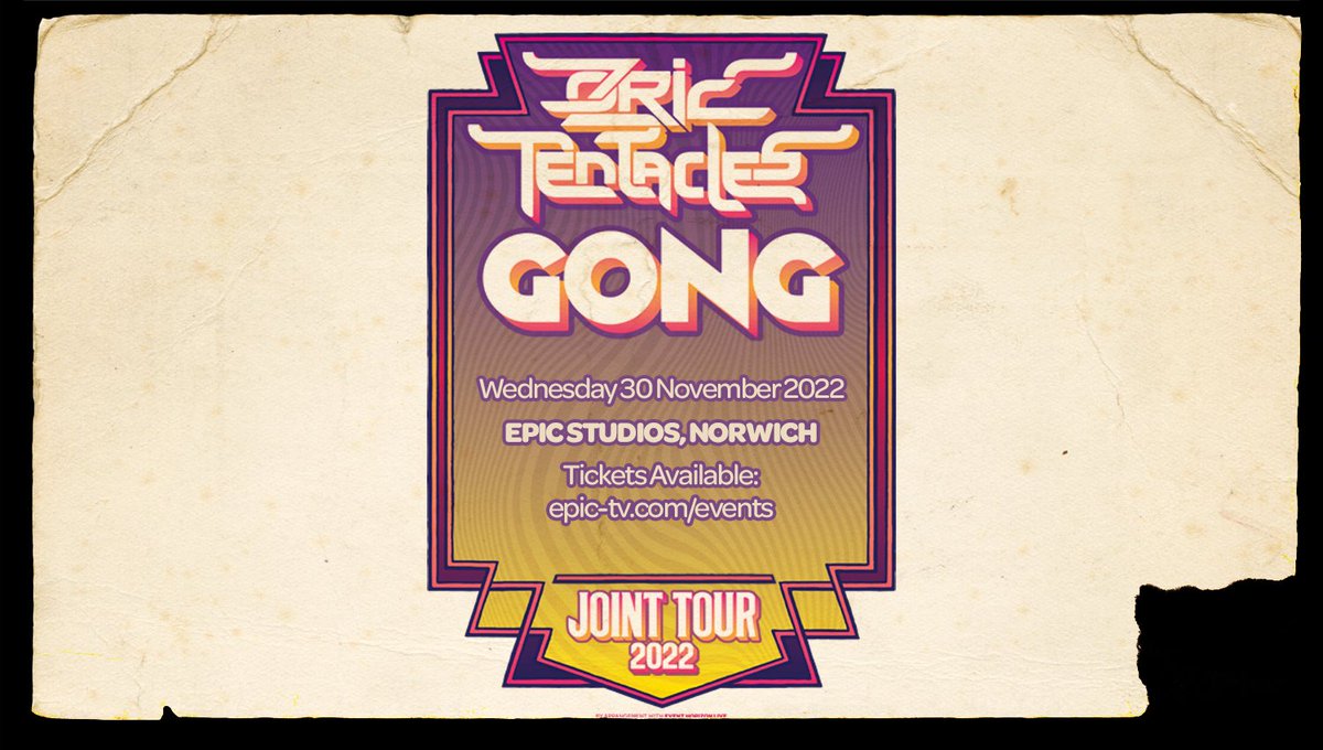 Are you Going to Gong?! @gongplanet are coming out to play on a Joint Tour with the amazing @OZRICSOFFICIAL which visits #Norwich on Wednesday 30th November 2022. You can read more here - ow.ly/fKrK50JiuWj