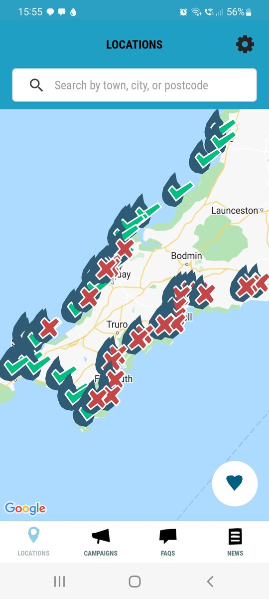 AmySlack_1's tweet image. Just a small amount of rain in Cornwall today and @SouthWestWater seem to be pumping out sewage around the coastline......not what I would call 'exceptional circumtances' 🤔. Download @sascampaigns #SaferSeasRiverService to stay safe 👉bit.ly/3p2hX27