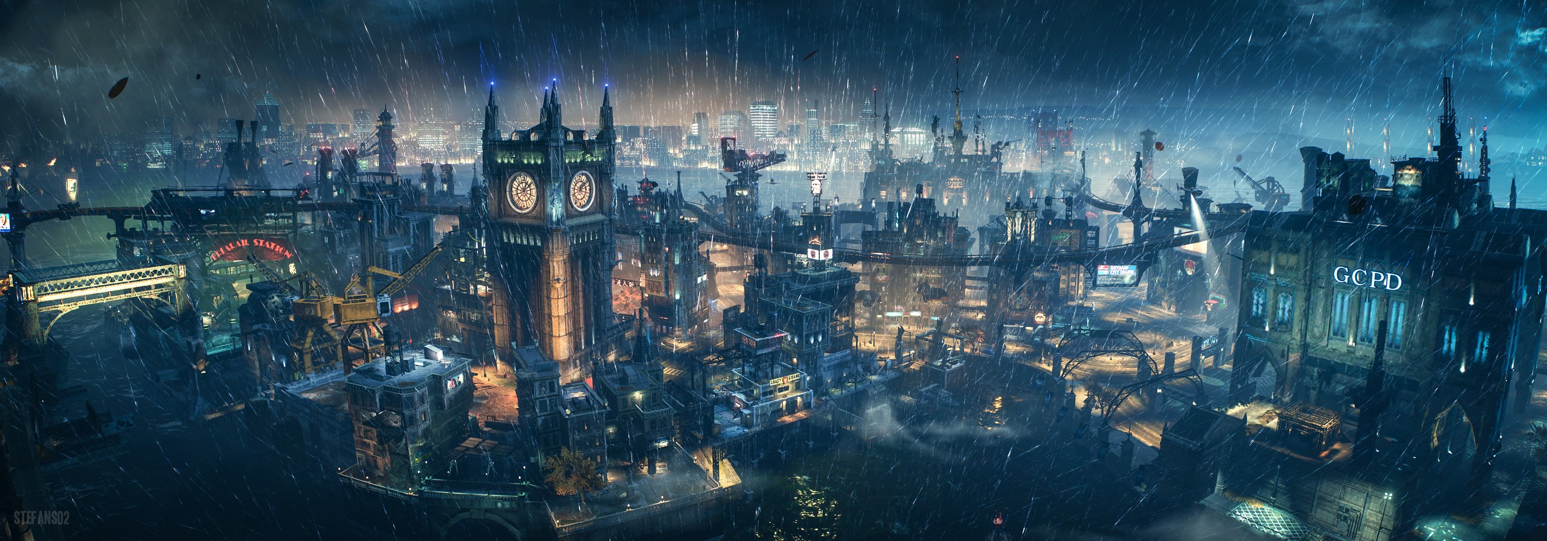 Batman Arkham Knight город
