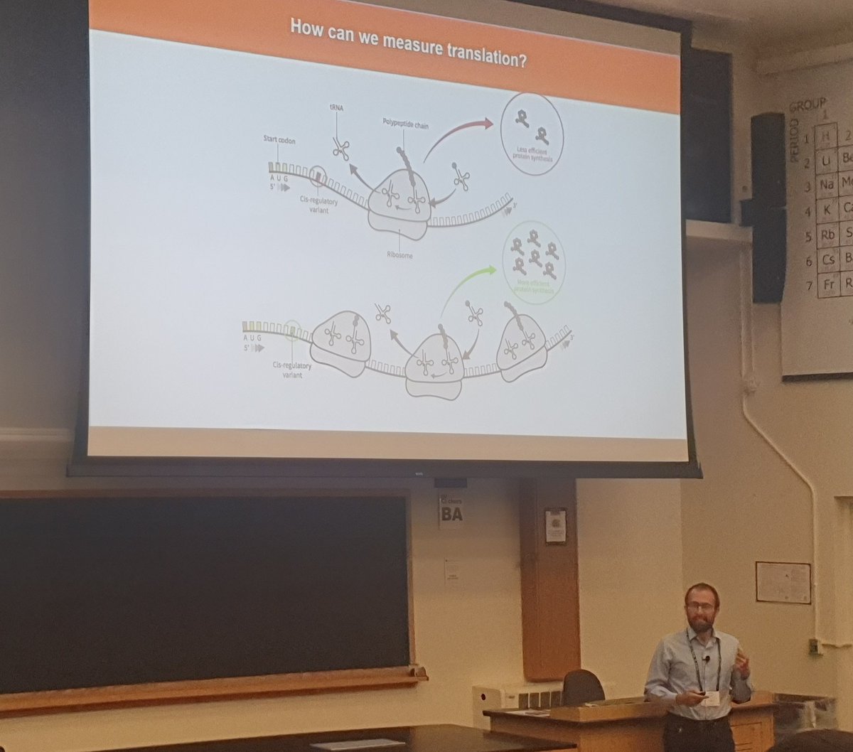 Translation control session #RNA2022 started by a fantastic talk on microfluidic RiboSeq by <a href="/CenikLab/">Cenik Lab</a> <a href="/RNASociety/">The RNA Society</a>