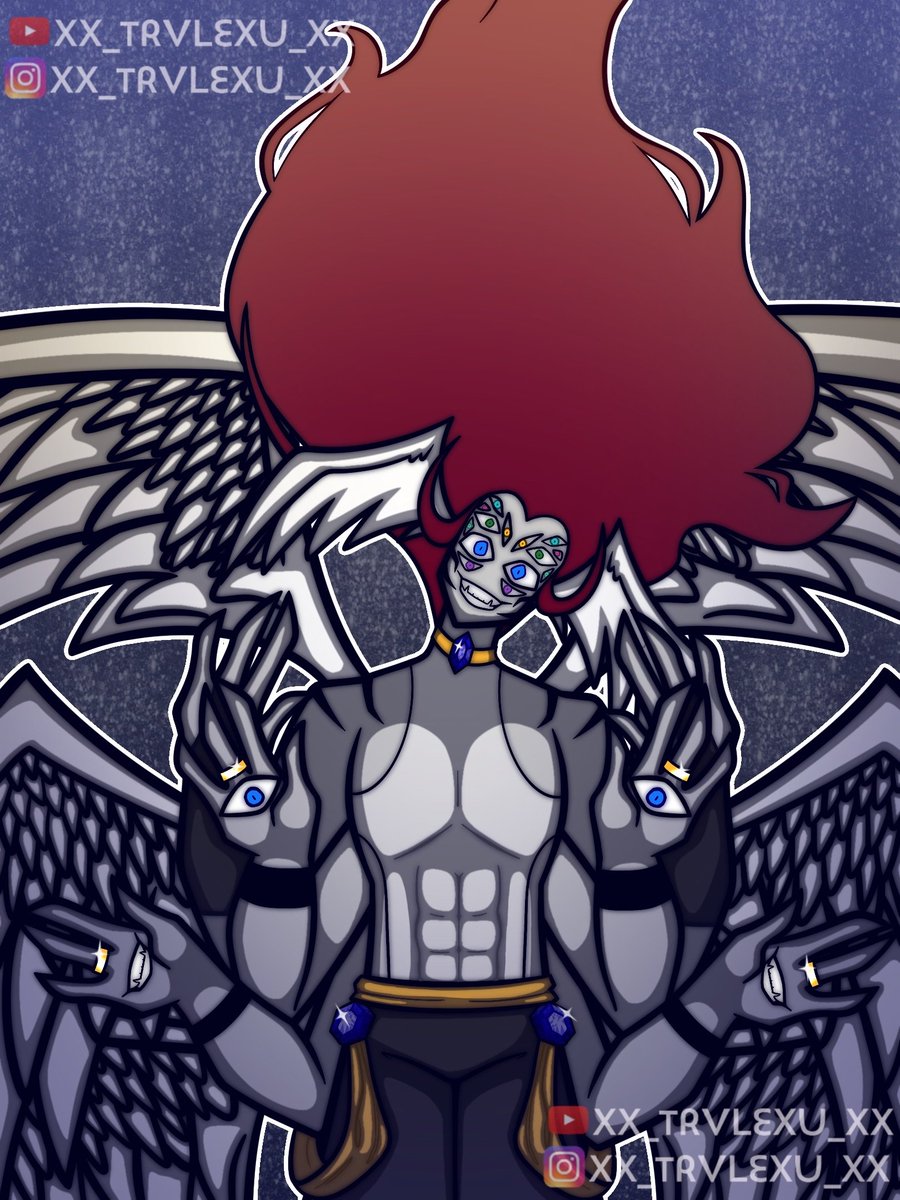 TRVLEXU's tweet photo. Meet Charakterny:D (fun fact: he's inspired by red guy from dhmis and the seraphim) #weirdcore #dreamcore #dhmis #DontHugMeImScared #oc #biblicallyaccurateangel #hot #isimp #art https://t.co/40FkMLcLaR