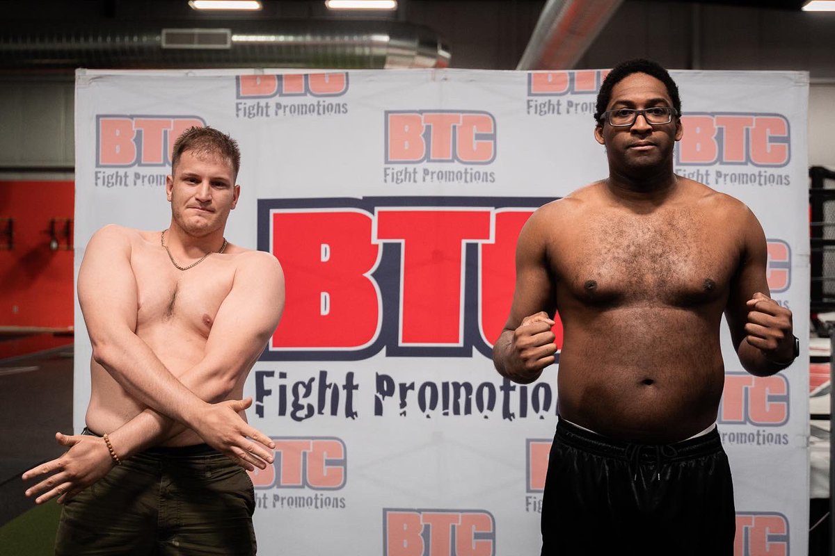 BTCFight's tweet photo. BTC 15 Weigh In Pics (2/2) https://t.co/BDWJWn04cQ