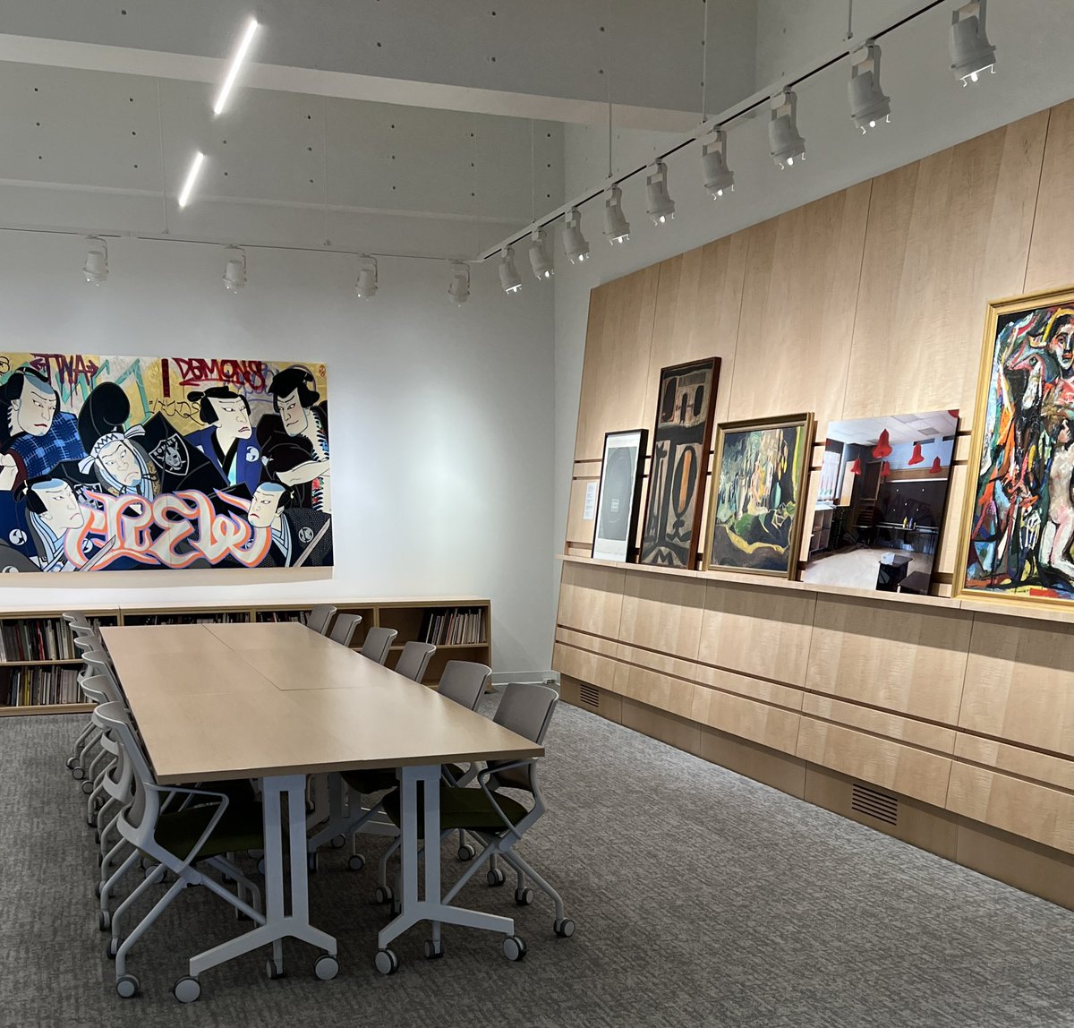 Our public opening for the Dr. Sam and Jacque Kouri Collection Study Center starts in a few hours! Come by the Ulrich on the @WichitaState campus between 1-3 P.M. and see for yourself what all the excitement is about! #wichita #ict