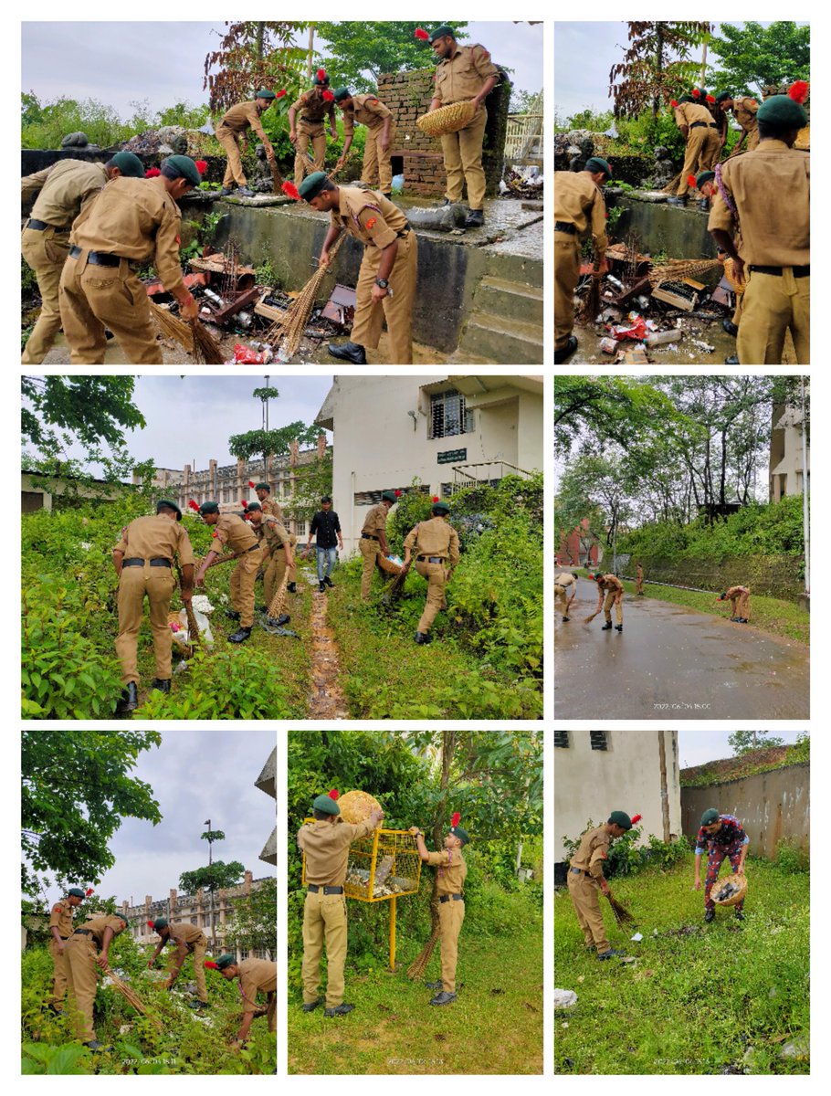 aus_ncc's tweet photo. D-|| AUS NCC COY was celebrated World Environment day  in collaboration with NSS Cell.Our honourable vice chancellor sir graced the occasion as a chief guest.On the occasion of World Environment Day,Plantation, Cleanliness drive was conducted.@nccner 
@proshillong https://t.co/2jUYaOWOgy