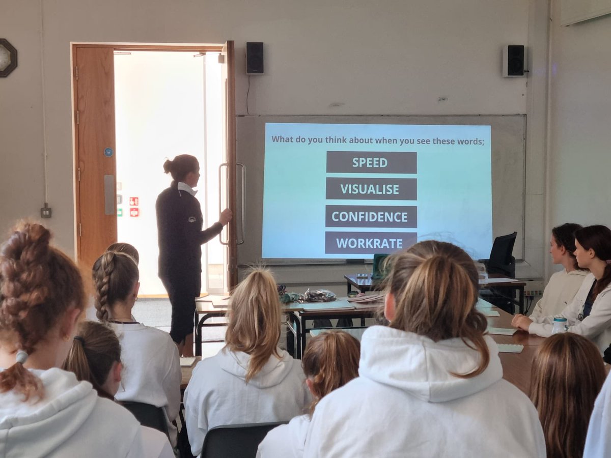 Huge thanks to Aine from <a href="/headgameHG/">HeadgameHG</a> for coming to talk to U16 girls about next level mindset for hockey and providing all the players with one of their brilliant journals which will be hugely beneficial as they start their international journey ! A fantastic tool to have !