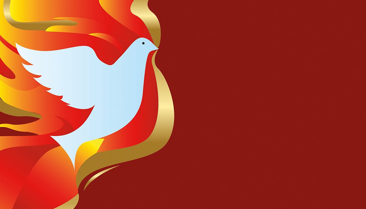 Join us tomorrow at 10:10am, either in person or via Zoom to celebrate Pentecost and Pride Season! 🌈