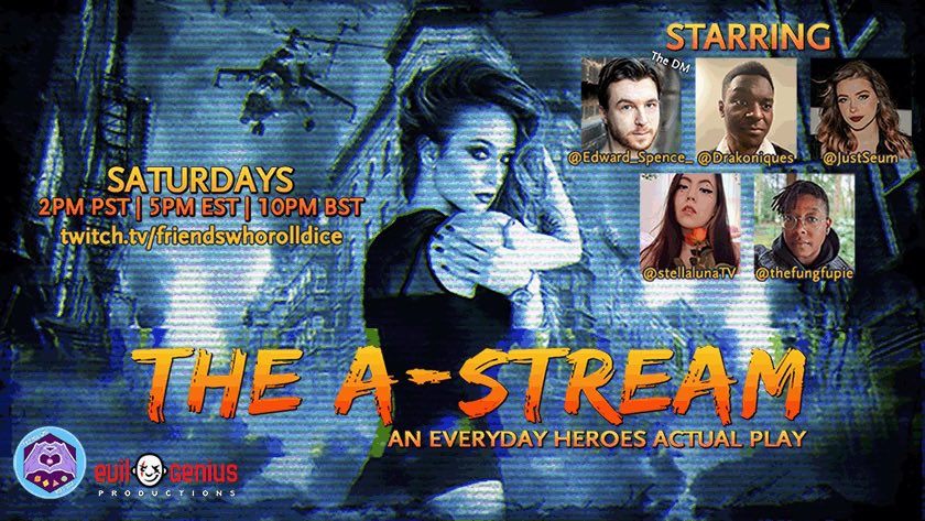 WE’RE LIVE! 🔴

And we’re about to die? Maybe?

The Empire State Building is collapsing… And the party is still inside… And our Captain, Lottie, only has 1hp.

Come join us and wish us luck!

➡️: twitch.tv/FriendsWhoRoll…