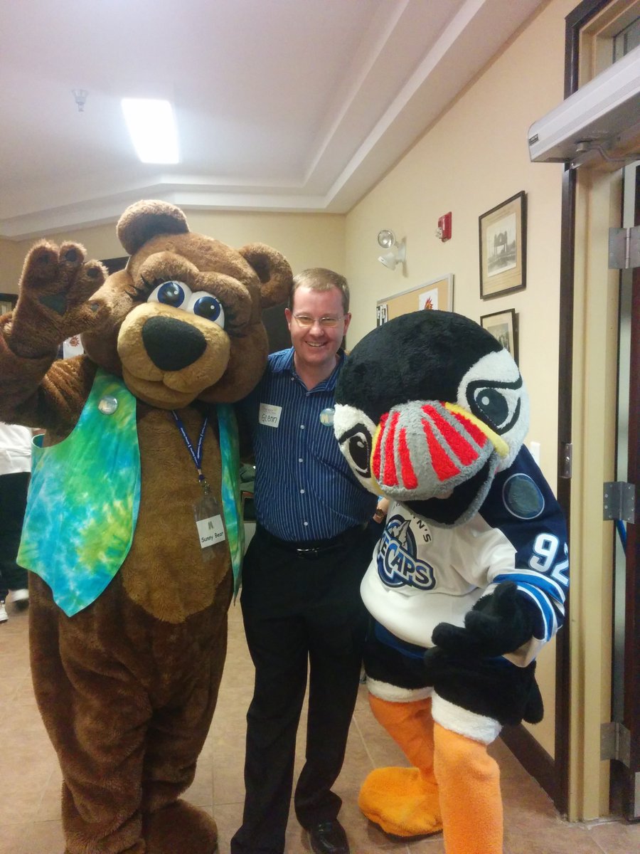 glennroil's tweet photo. Please donate with your Super Powers for the 38 th @JanewayNL Telethon on air and live streaming@NTVNewsNL and with President and CEO @RebeccaFDutton. As a long time Janeway Telethon volunteer with Sunny Bear and Buddy the Puffin. #AllOurKids #JanewayNL https://t.co/S8yh2dV0iN