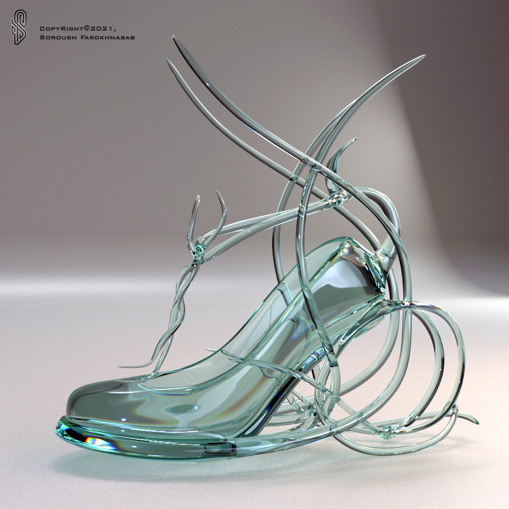 sorution_'s tweet photo. <3D_Model> | <3D_Visualization>
/* a Concept 3D Model of Cinderella's Glass Shoes */ https://t.co/tG2dAzBSQ0