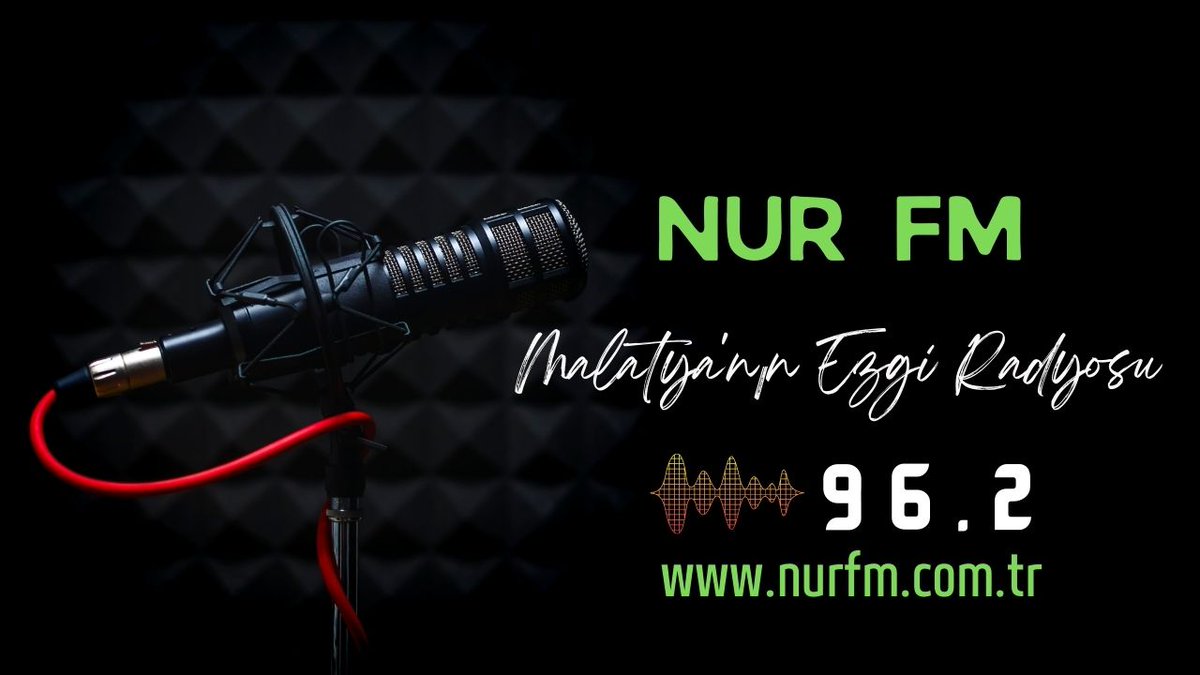 Malatya'nın Ezgi Radyosu... Nur Fm 📻
nurfm.com.tr