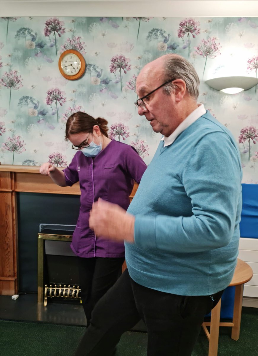 GodivaLodge's tweet photo. Thank you colleague John at #Godivalodge for sending me these photos of residents and staff enjoying Zest fitness together 
~Emma @AnchorLaterLife https://t.co/una5FtUlMn