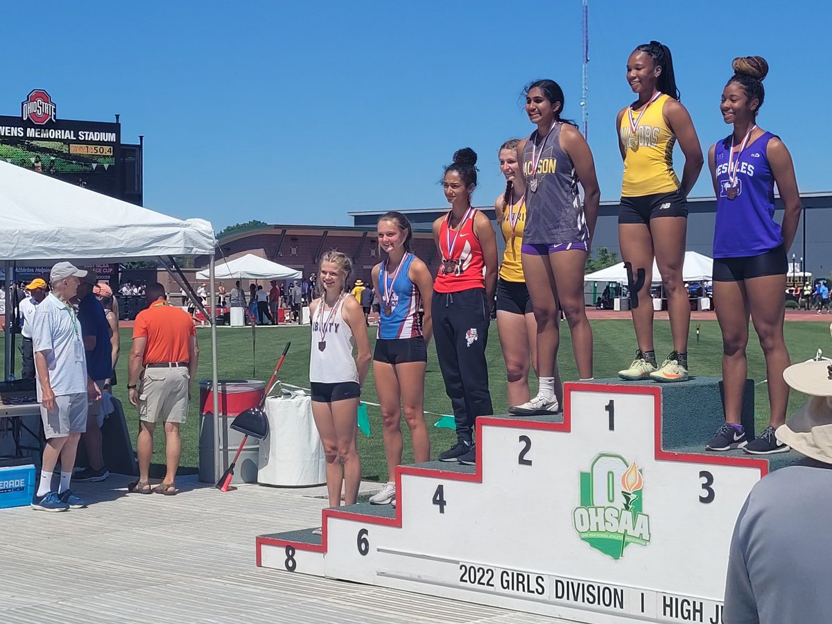 OLHSGtrack's tweet photo. Congratulations to @camrynthompsonn finishing 8th in high jump!! That is All State! @LHSAthleticDept #OLHSTF22 https://t.co/BEj7MTEo8I