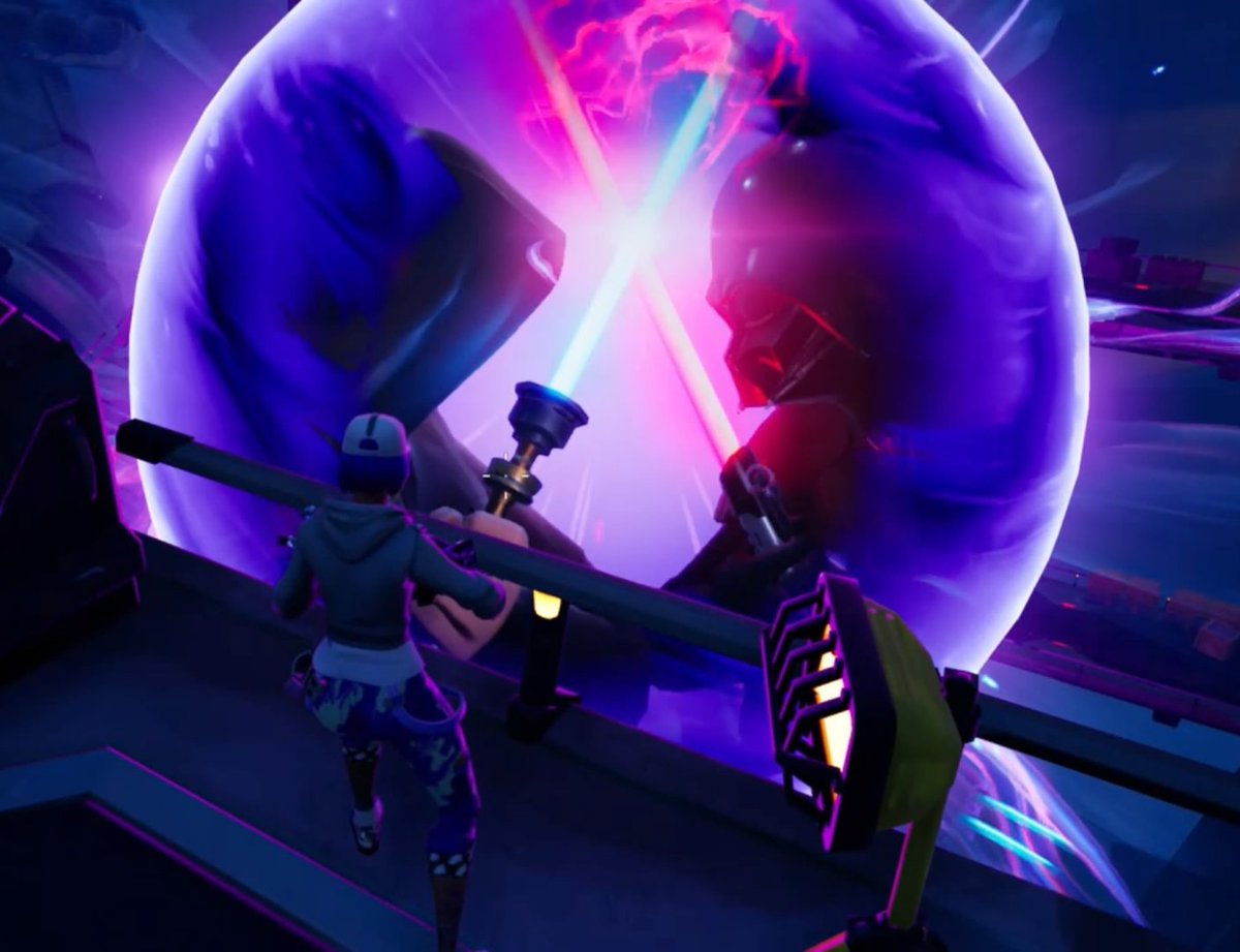 SkyexFN's tweet photo. Alle 3 Bilder die wir im Nullpunkt gesehen haben!
1. Durrr Burger 
2. Obi-Wan vs Darth Vader
3. Geno https://t.co/crNm3qpgrN