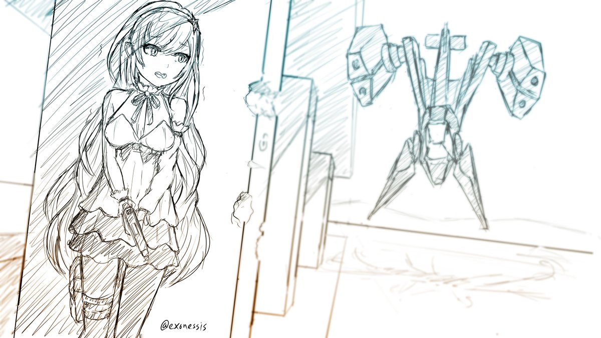 What sending bait HG echelon looks like

#GirlsFrontline #少女前線 #ドールズフロントライン #sketch #落書き #rkgk 