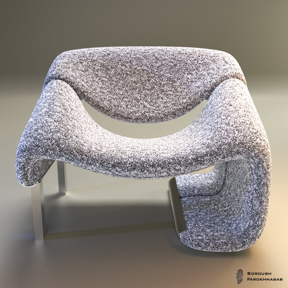 sorution_'s tweet photo. <3D_Model> | <Furniture_Visualization>
/* Edited Version of "Pierre Paulin Groovy Chairs" design for a client */ https://t.co/EtpfuLBall