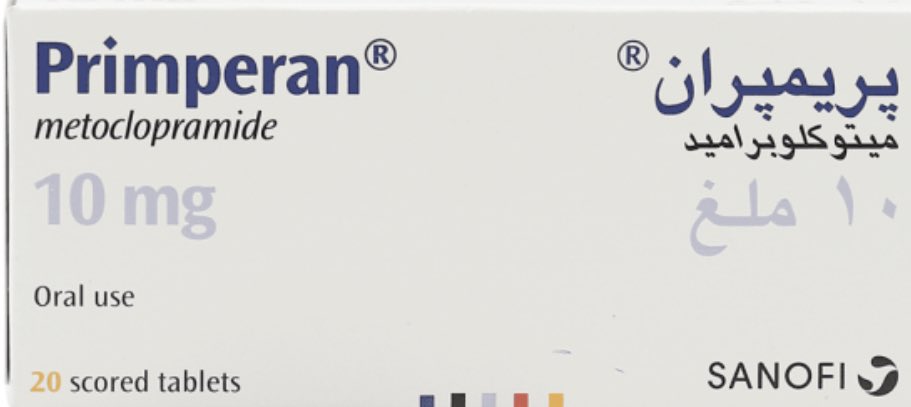 pharma_mohammad's tweet photo. Both metoclopramide and domperidone are dopamine antagonist which use for treat nausea and vomiting 
What the difference between them ? https://t.co/cLs7y6SMm1