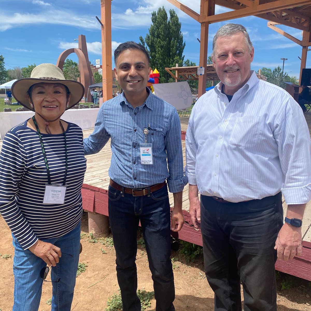 PatelforNM's tweet photo. Thank you Cibola County Federation of Democratic Women for hosting a great family fun day &amp; meet and greet.  #nm02 #nmpol #patelfornm https://t.co/aePxaseaNe