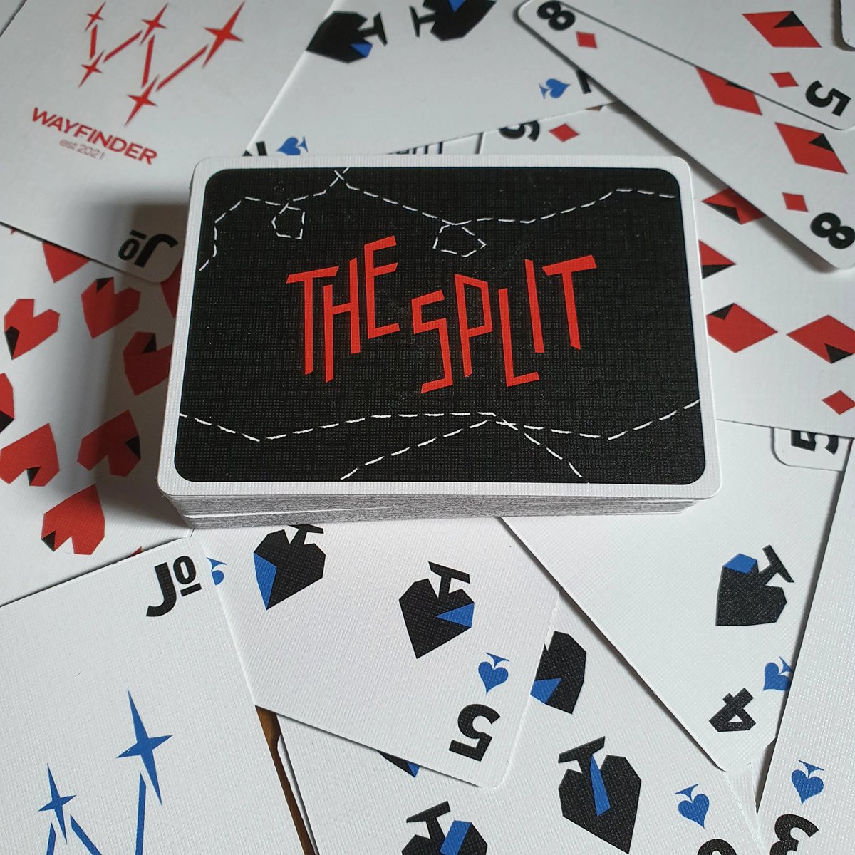 If you're at UK Games Expo tomorrow, swing by Wayfinder's booth at 2-587. Not only do we have Blaseball demos, we ALSO have a few copies of The Split you can pick up for the bargain price of a tenner! AND you get an exclusive poker chip too! #UKGE