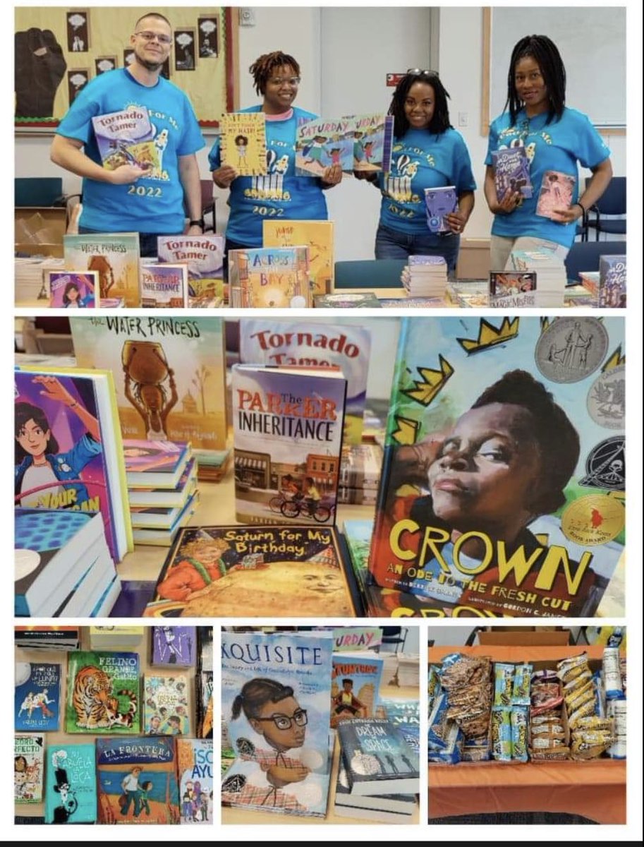 aes_dville's tweet photo. It was great serving the South Oak Cliff area for @dallasschools #ReadForMe2022 event. Every child should have a book of their own. @DallasReads @ArlenaGaynor https://t.co/NSqXp2uFRv