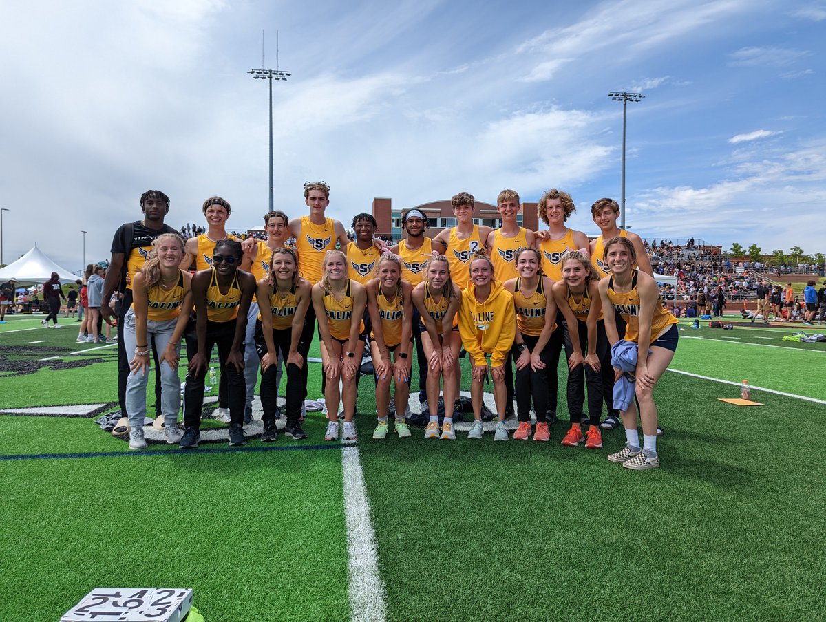 SalineGirlsXC's tweet photo. Great performances today at the state meet! 
4x800 3rd in 9:10.20
Maddie Stern - 3rd all-time in Saline history in the 1600 @ 4:59.87
Mia Rogan 800m - 6th in 2:14.23
Jacque Kolano 7th in PV in 11'3"
Season's best from our sprinter relays w/Rittenhouse, Wickham, Warren, and Kolano https://t.co/AVLOO85vsi