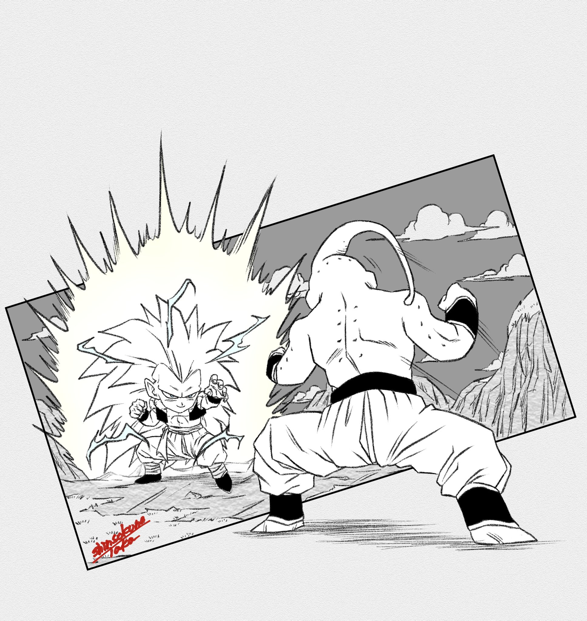 神速の鷹 Pa Twitter ゴテンクス3 魔人ブウ Dragonball Dragonballart ドラゴンボールイラスト ドラゴンボール ゴテンクス ブウ 神速の鷹 T Co Eiyfq6ai4b Twitter