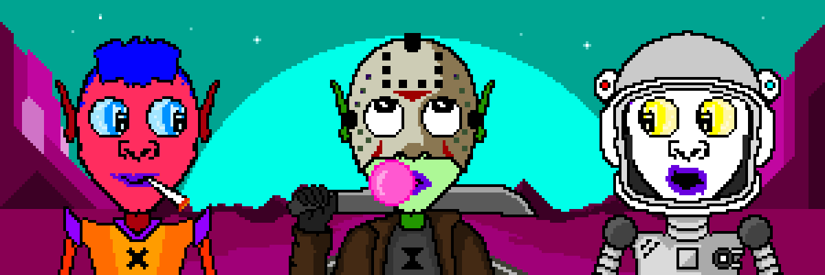 We are bringing CyberMartians roadmap straight from mars, landing on earth soon with it.🛸📜

#NFT #NFTs #NFTart #NFTcollectibles #NFTcollection #NFTcollector #NFTcommunity #pixelart #NFTGiveaways