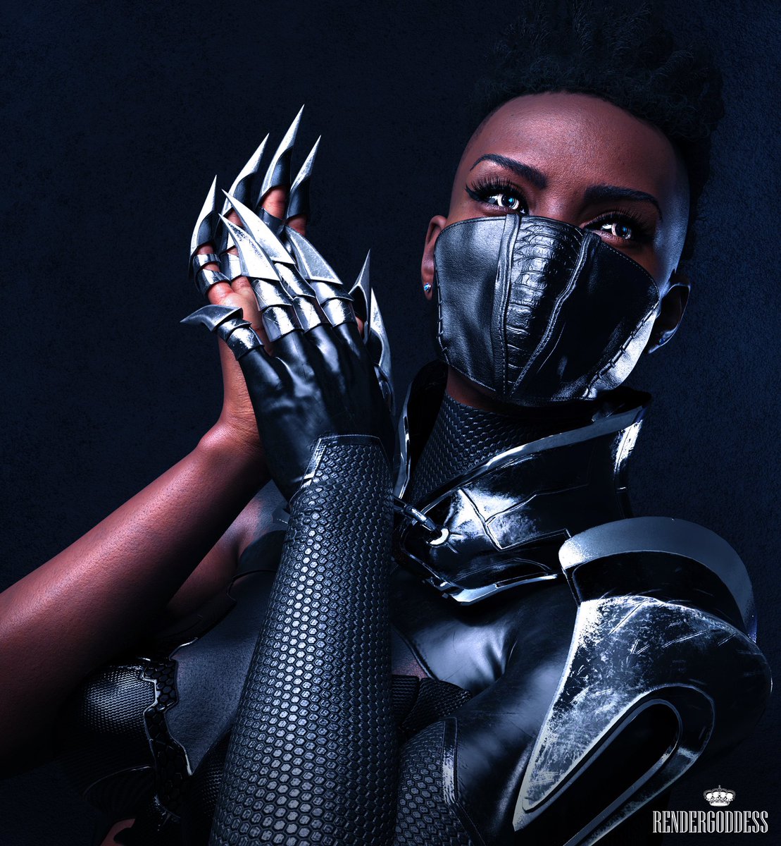 RenderGoddess1's tweet photo. Another look at my Mortal Kombat character, Laudecia. https://t.co/zCBOL5BGwr