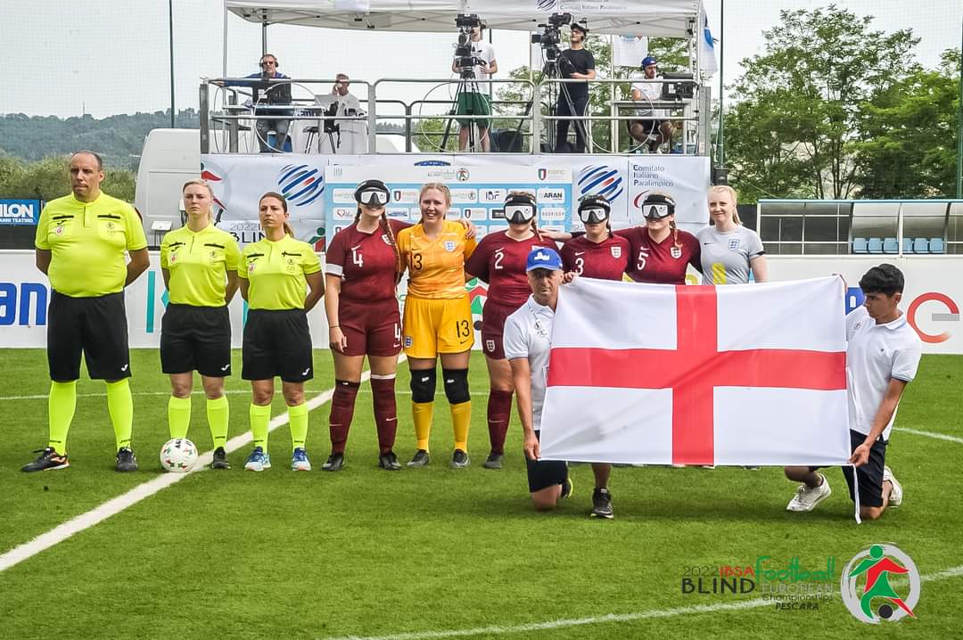 HambleWFC's tweet photo. One of our own @KaitHolly1 making her debut for the England @EnglandBlind this weekend away in Italy. Well done the ladies are rite behind you #UTM #2 https://t.co/3UmzTpCePJ