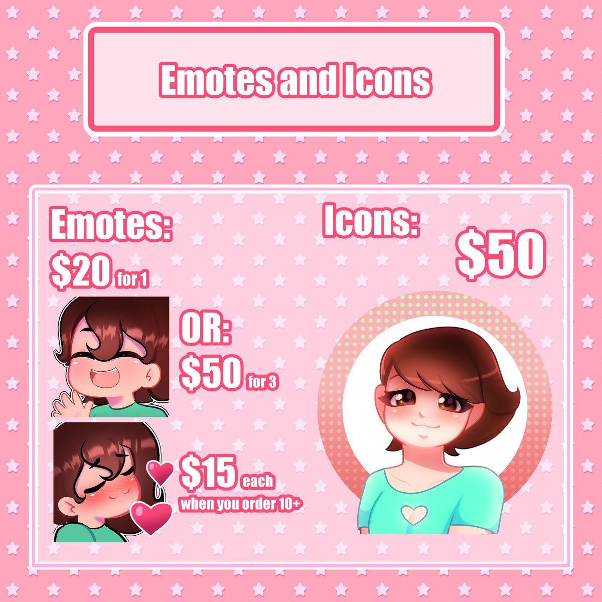 Msswishyy's tweet photo. 💖 Commissions are open again! 💖

❤Money is tight so I'm open for commissions, any support helps❤

💚5 slots 
💚Thigh-ups, Emotes, Icons and Animation commissions are all available 
💚Please DM me if you're interested

Donations/Tips/Patreon:
https://t.co/adg4lbCAaH https://t.co/Q30Y6JrMIq