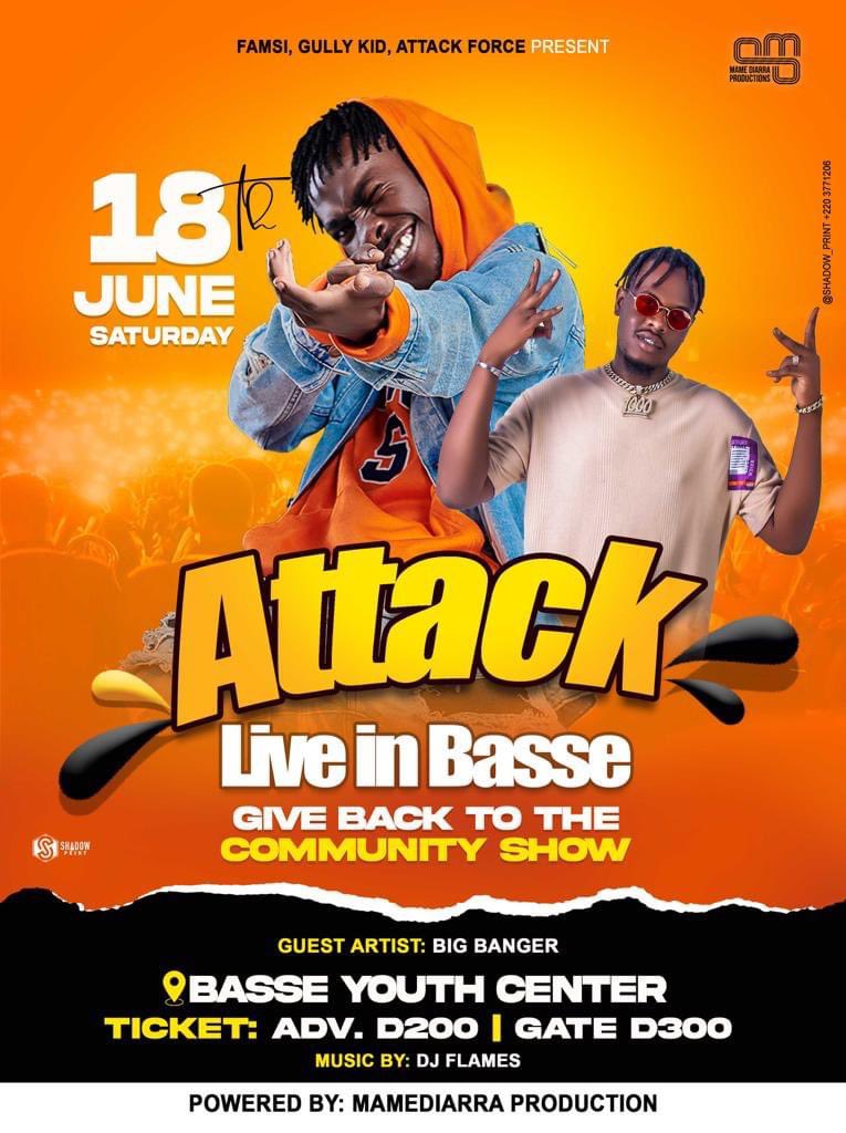 WarriorInaDance's tweet photo. Party nice, Party big Brothers & Sisters
Saturday 18th June 2022, #Attack live at Basse Youth Center in #Gambia #Africa
Saturday 18th June 2022, #SkarraMucci live in #Ulm #Germany
Friday 24th June 2022, #TBMan live on Stage. Release Party in #Nürnberg Germany. (Free entry) https://t.co/tzE92DDCPk