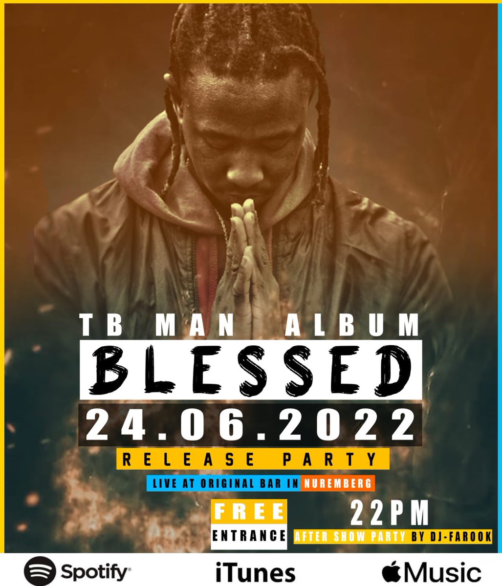 WarriorInaDance's tweet photo. Party nice, Party big Brothers & Sisters
Saturday 18th June 2022, #Attack live at Basse Youth Center in #Gambia #Africa
Saturday 18th June 2022, #SkarraMucci live in #Ulm #Germany
Friday 24th June 2022, #TBMan live on Stage. Release Party in #Nürnberg Germany. (Free entry) https://t.co/tzE92DDCPk