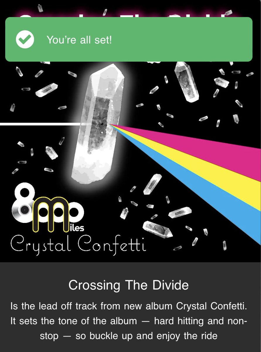 ScottKash88's tweet photo. @Miles8000 It’s done! Pre-saved ✅ #CrossingTheDivide by @Miles8000 https://t.co/IX3tKr9yKb