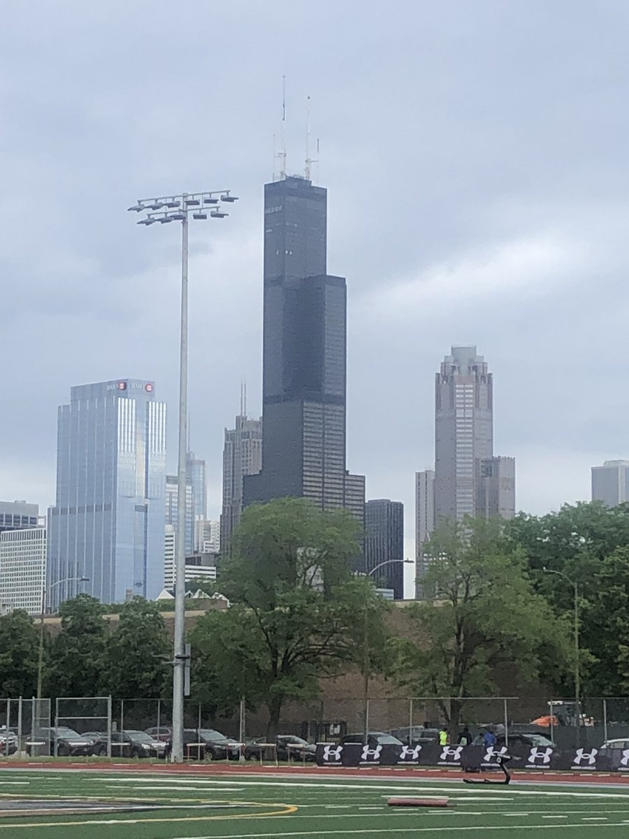 Nice scenery for a track meet
