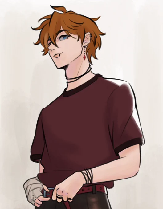 a few closeups.. i think he would seem like the easiest to approach in the band but there's something undeniably strange abt him… which is why interviewers will leave feeling slightly afraid for some reason lol 