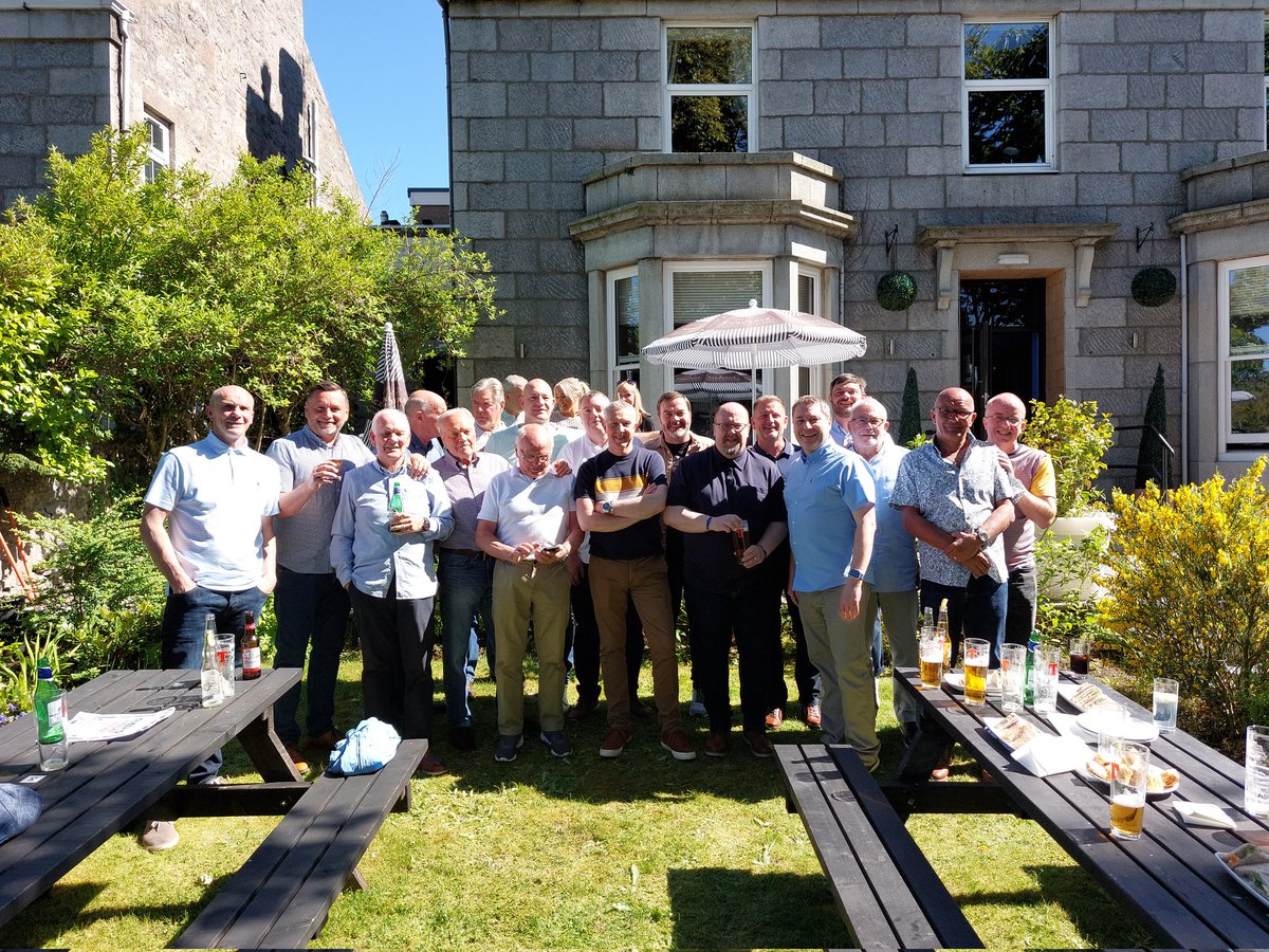 Our old football team Crombie Sports FC.annual day out.28 years after we folded still going strong.