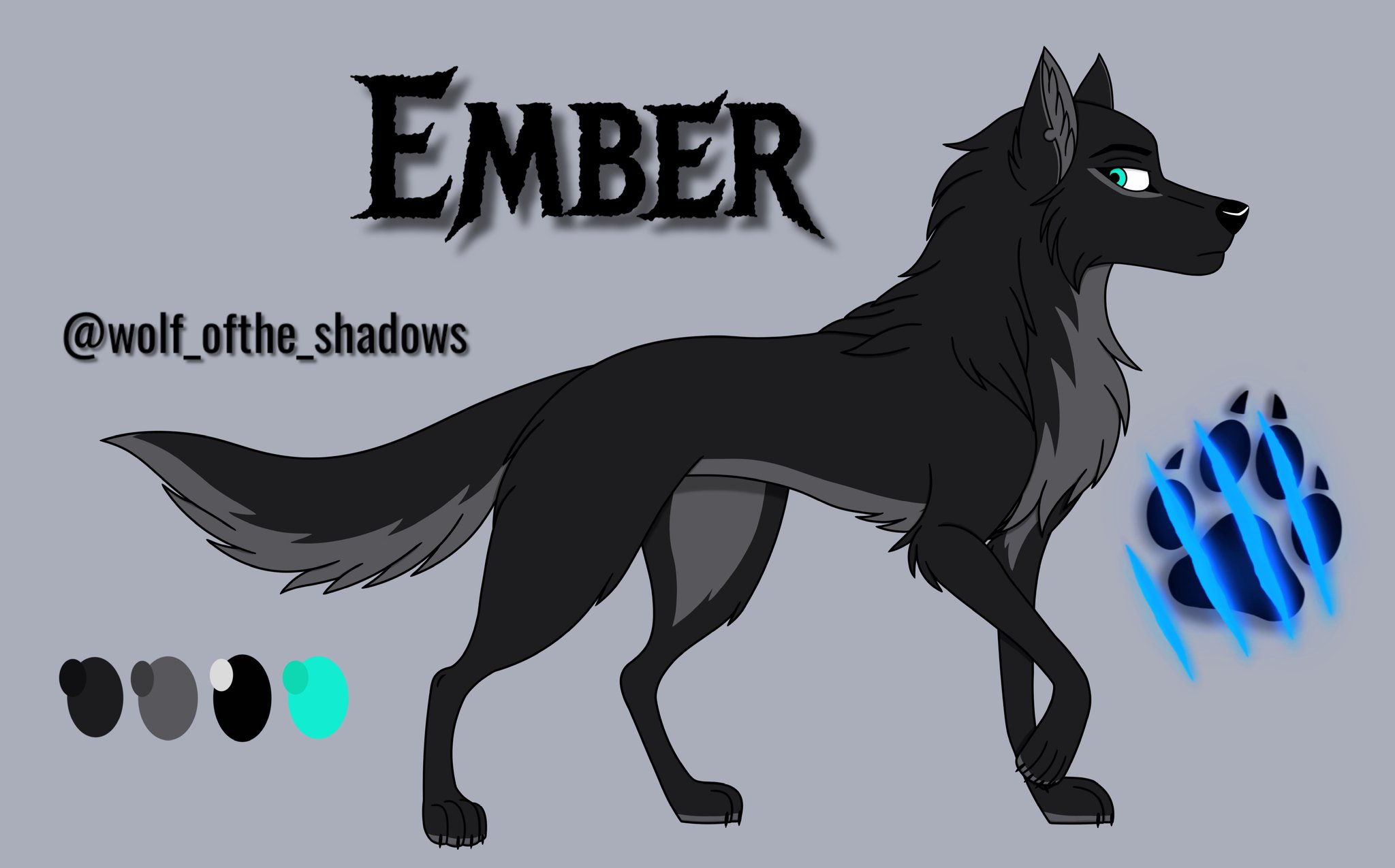 Gray Wolf Puppy Anime Drawing PNG Clipart Animals Anime Art Black Wolf  Blue Wolf Free PNG
