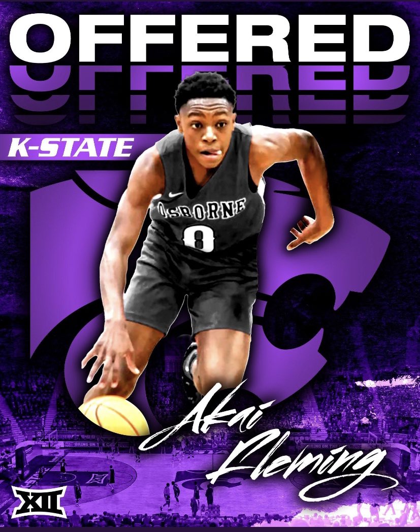 NGSHoops's tweet photo. Atlanta Celtics G 2025 G Akai Fleming picks up an offer from Kanas State University. The Osborne HS prospect made a splash on the varsity scene as a freshmen this year and locked in an Big XII offer. #NGSProspectWatch https://t.co/nwoTri3XDT