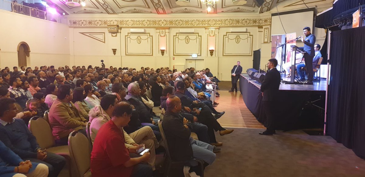 OFBJPAus's tweet photo. What an event!!! Mesmerising speech on 8 years of Modi Government by @Tejasvi_Surya .Thank you everyone for joining this celebration https://t.co/C0gQUgderT
