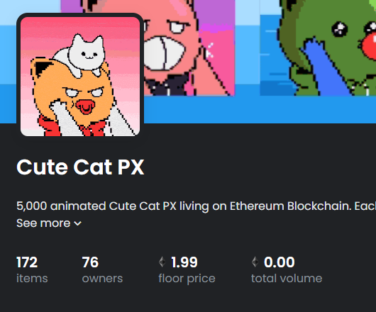 Cute Cat PX | SOLD OUT IN FREE MINT!🚨🚨🚨 tweet media