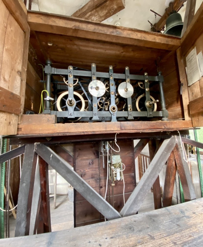dr_peter_moore's tweet photo. @katephillips29 I don’t know a great deal about clocks but it does remind me of what’s in the cupboard inside the clock tower @EHAudleyEnd ! https://t.co/Qxdc4OhYYi