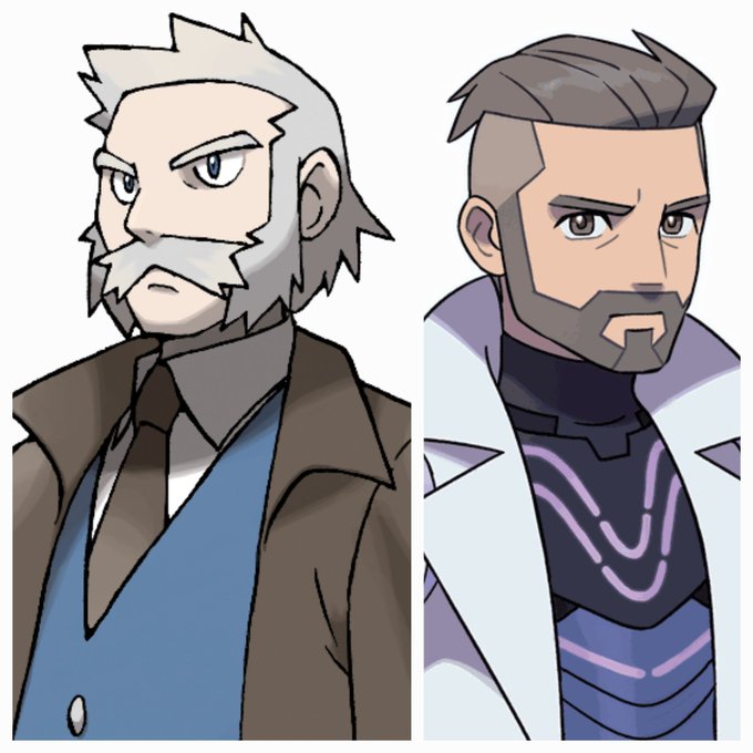 RSA now finally on BlueSky! on X: Pokémon Scarlet and Pokémon Violet  character artwork and screenshot of Professor Sada and Professor Turo. # Pokemon #ScarletViolet  / X