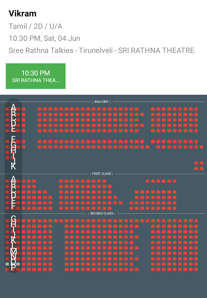 i_RA_Anand's tweet photo. #Vikram Day 2
Saturday Nightshows in
#NellaiCity (6/6 Full ) 🔥
#Ram (767 Seats)- Soldout
#Muthuram (740 seats)- Soldout
#SriRathna (714 seats)- Soldout
#Bombay (598 seats)-Soldout
#Senthivel (480seats)- Soldout
#Alangar (456seats) - Soldout
@RamCinemas @AlangarCinemas https://t.co/MZ1ID8NsKp