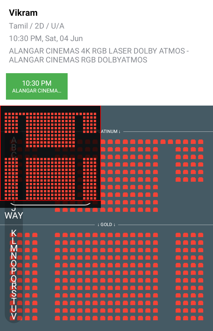 i_RA_Anand's tweet photo. #Vikram Day 2
Saturday Nightshows in
#NellaiCity (6/6 Full ) 🔥
#Ram (767 Seats)- Soldout
#Muthuram (740 seats)- Soldout
#SriRathna (714 seats)- Soldout
#Bombay (598 seats)-Soldout
#Senthivel (480seats)- Soldout
#Alangar (456seats) - Soldout
@RamCinemas @AlangarCinemas https://t.co/MZ1ID8NsKp