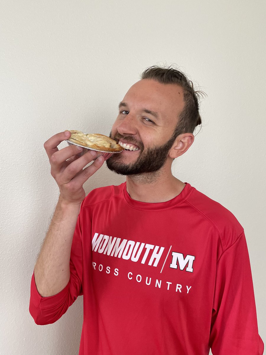 Second place at the Rhubarb Run 5K today! Got a nice little pie prize for my 16:28 as well